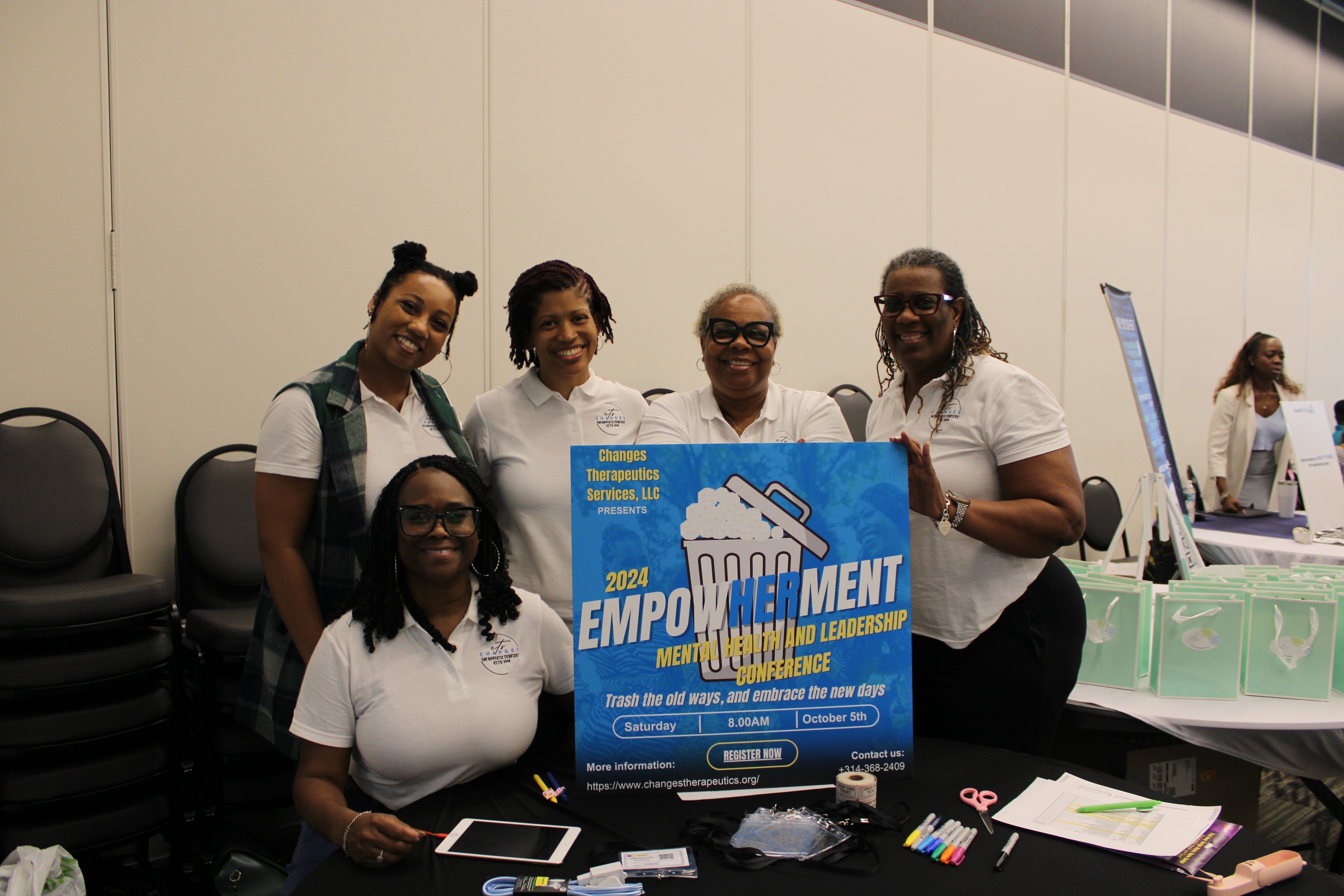 Changes Therapeutic Services team at the Empowerment Mental Health and Leadership Conference